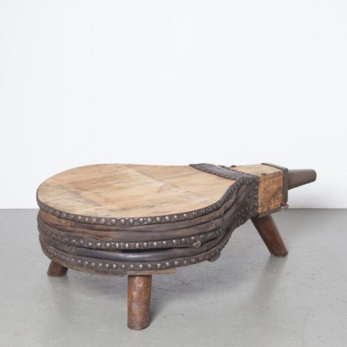 industrial wooden bellows coffee table 1