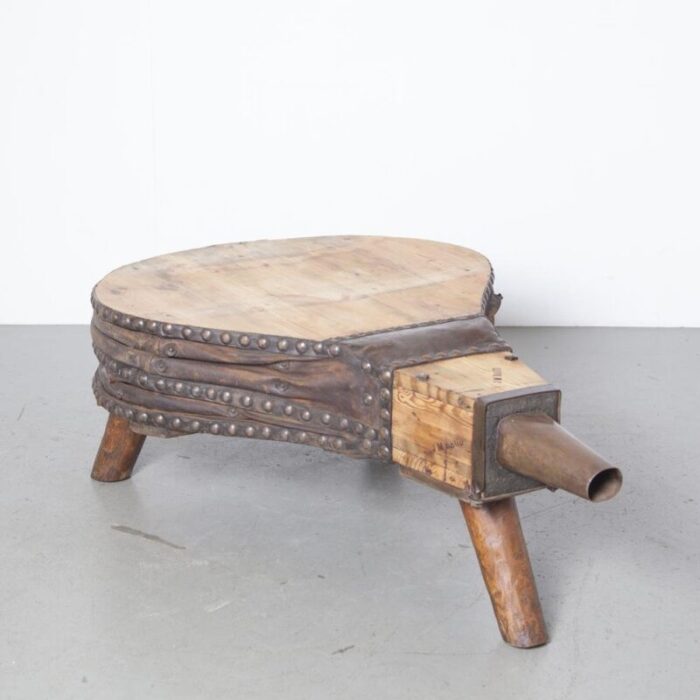 industrial wooden bellows coffee table 6