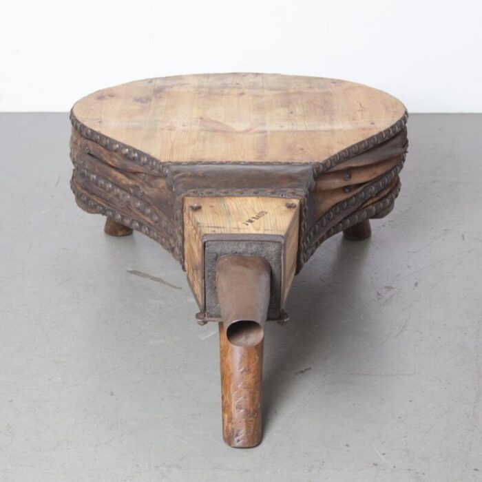 industrial wooden bellows coffee table 7