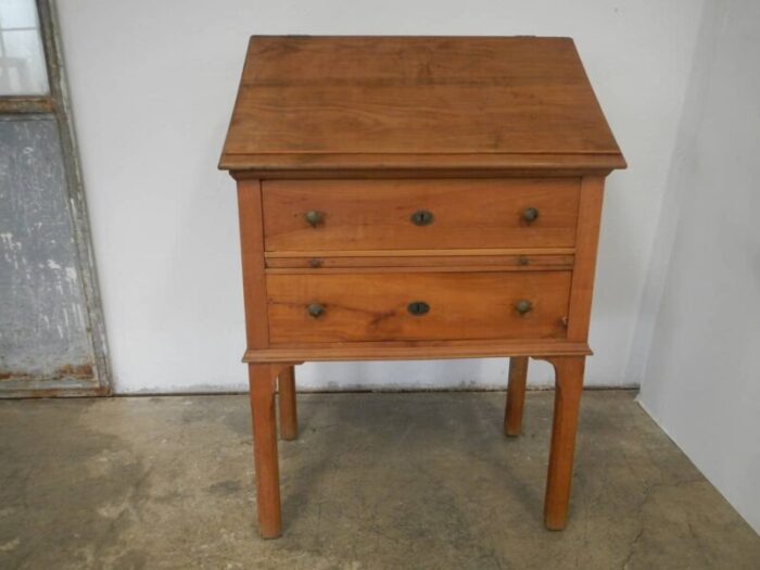 italian cherrywood chest of drawers 1950s 1