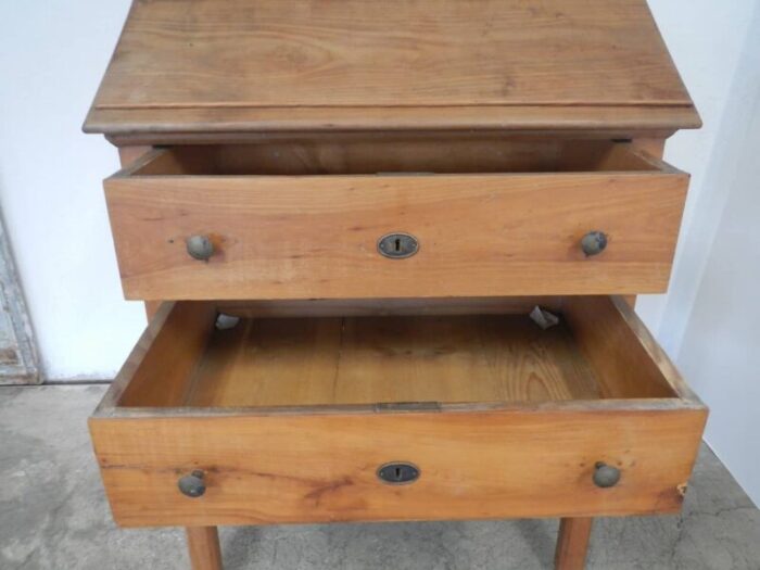 italian cherrywood chest of drawers 1950s 8