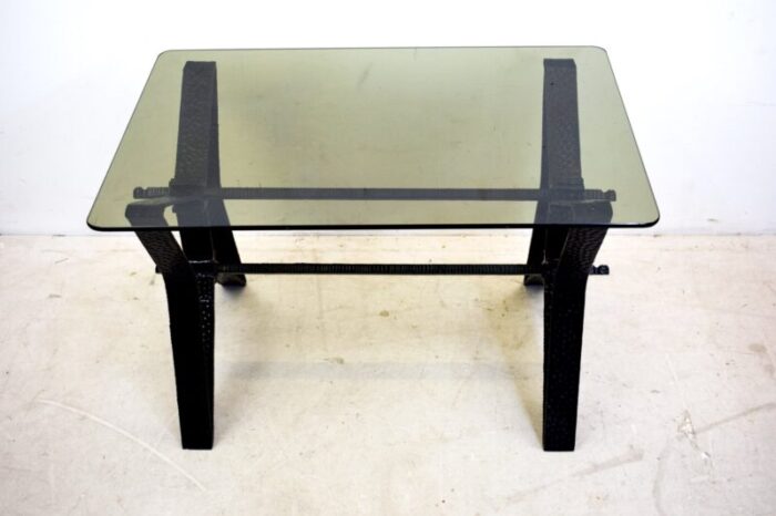 italian coffee table from cristal art 1960s 14