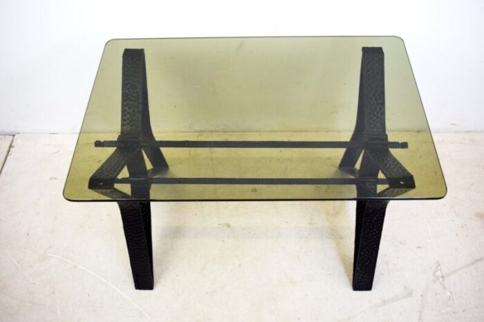 italian coffee table from cristal art 1960s 4