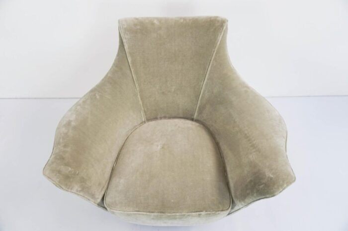 italian dolphin armchair 1950s 2