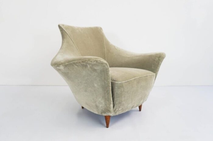 italian dolphin armchair 1950s 3