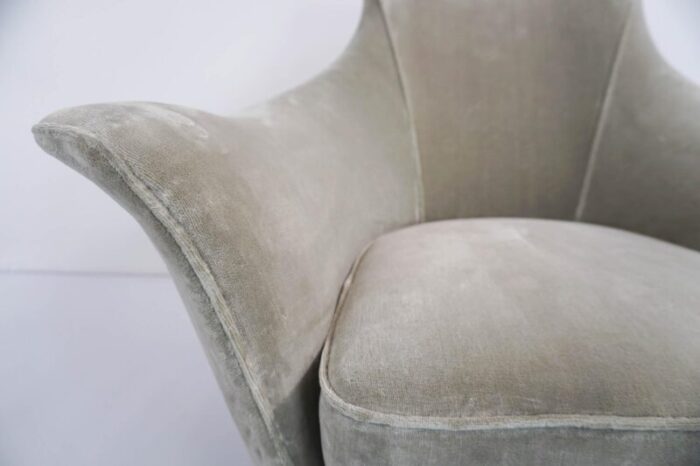 italian dolphin armchair 1950s 7