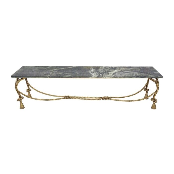 italian marble table in the style of pierluigi colli 1940s 1