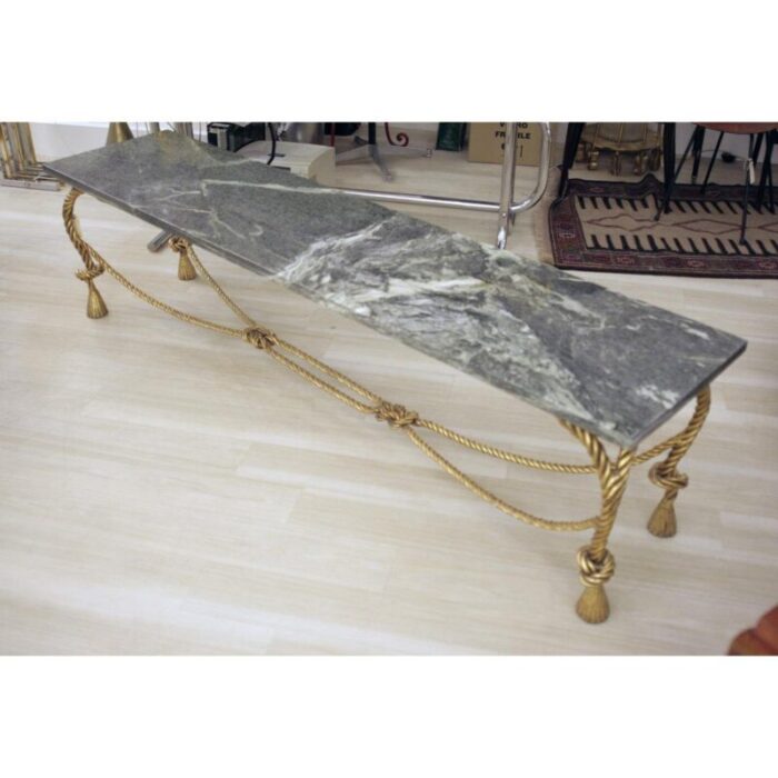 italian marble table in the style of pierluigi colli 1940s 6