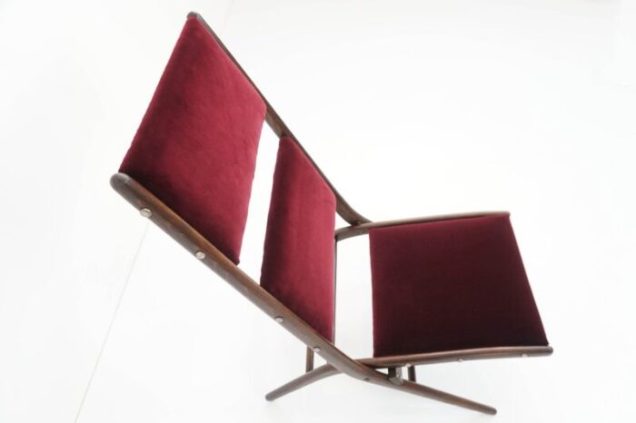 italian model congo pliable lounge chairs by augusto romano 1950s set of 2 9