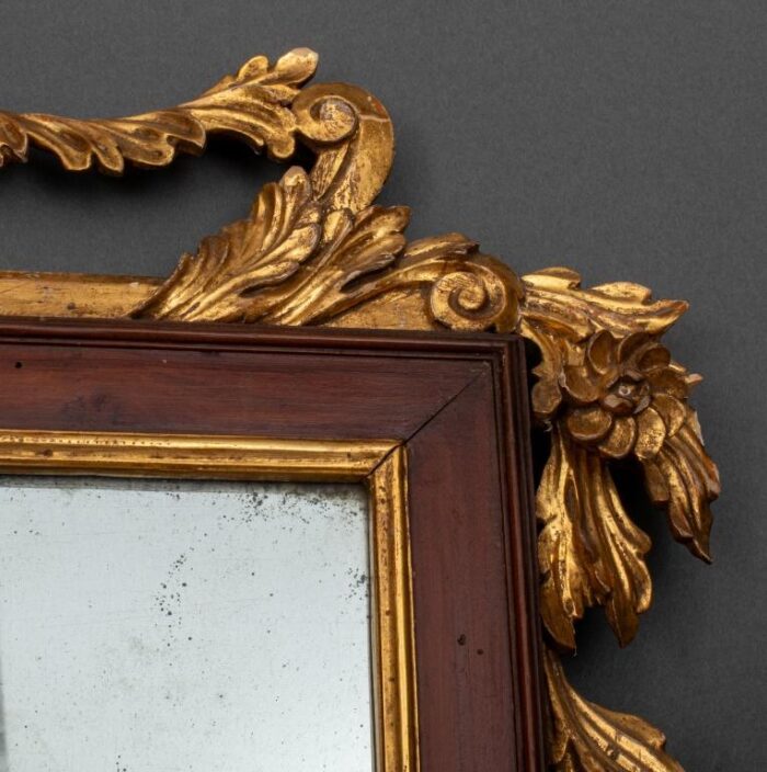 italian neoclassical giltwood mirror circa 19th century 6446