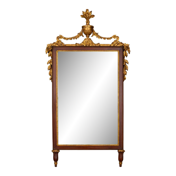 italian neoclassical giltwood mirror circa 19th century 6808