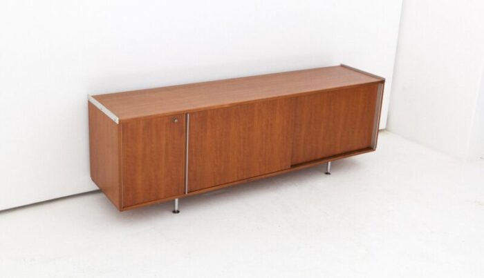 italian walnut sideboard by alberto rosselli 1950s 3