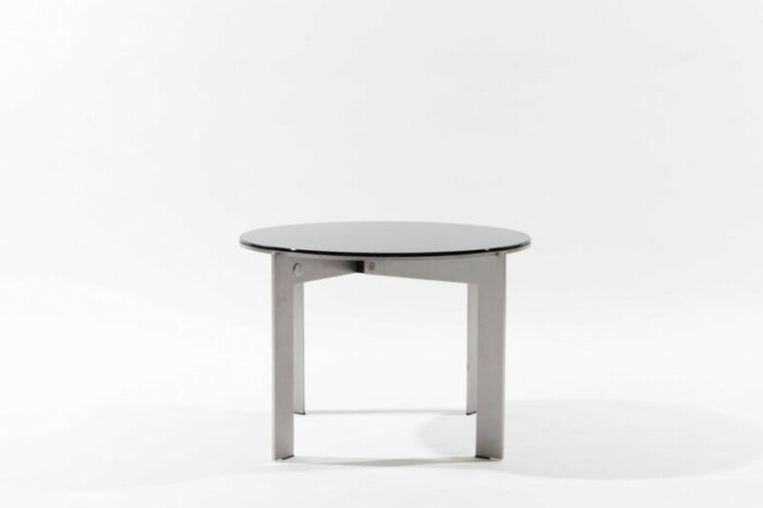 joined ro34 4 stainless steel side table with mirror top by barh 1