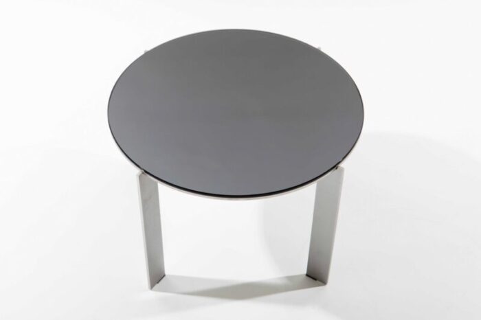 joined ro34 4 stainless steel side table with mirror top by barh 2