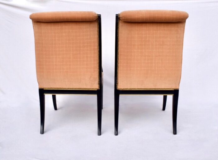 karges furniture parler deux right and left regency chairs 9200