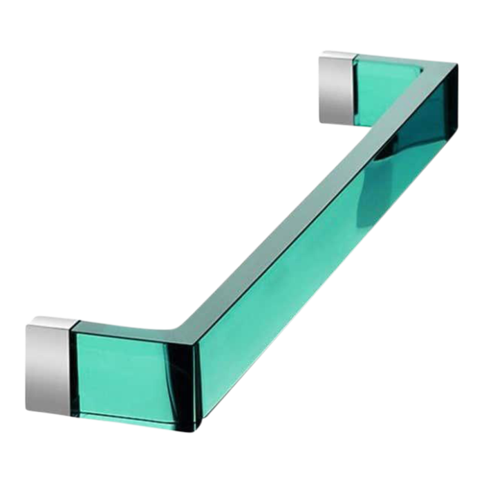 kartell x laufen blue green wall mounted lucite towel rail italy 2583