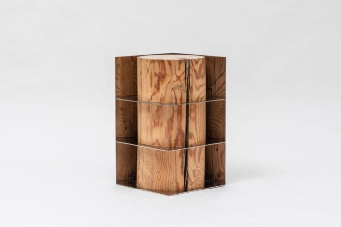 korean hanok split side table by shinkyu shon 1