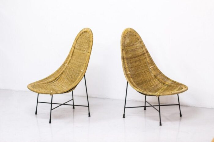 kraal chairs by kertsin hoerlin holmqvist for nordiska kompaniet 1950s set of 2 1