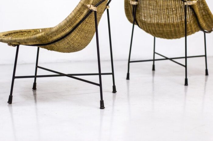 kraal chairs by kertsin hoerlin holmqvist for nordiska kompaniet 1950s set of 2 10