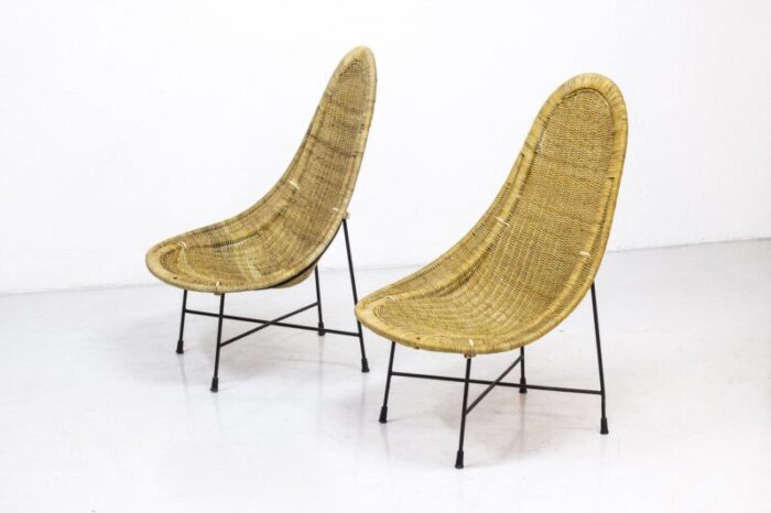 kraal chairs by kertsin hoerlin holmqvist for nordiska kompaniet 1950s set of 2 6