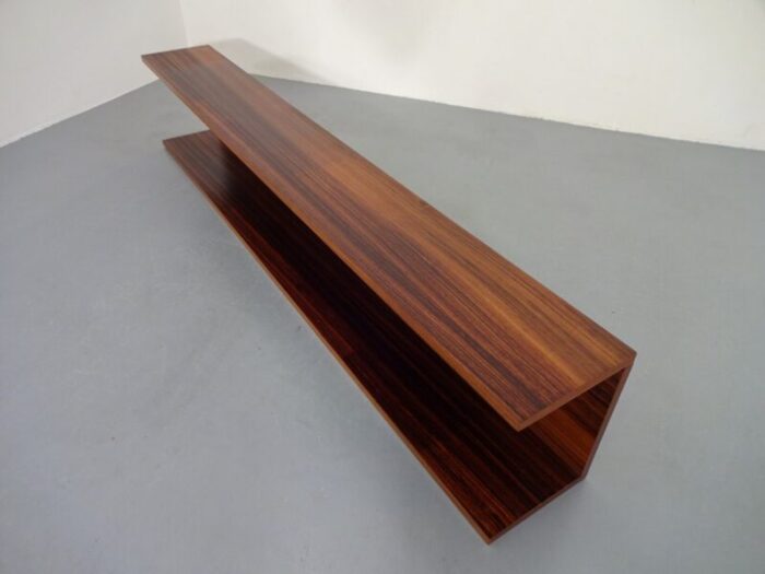 large mid century danish rosewood shelf 1960s 10