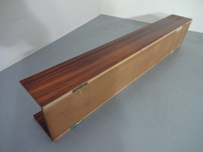 large mid century danish rosewood shelf 1960s 13