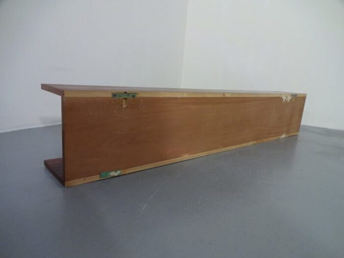 large mid century danish rosewood shelf 1960s 14