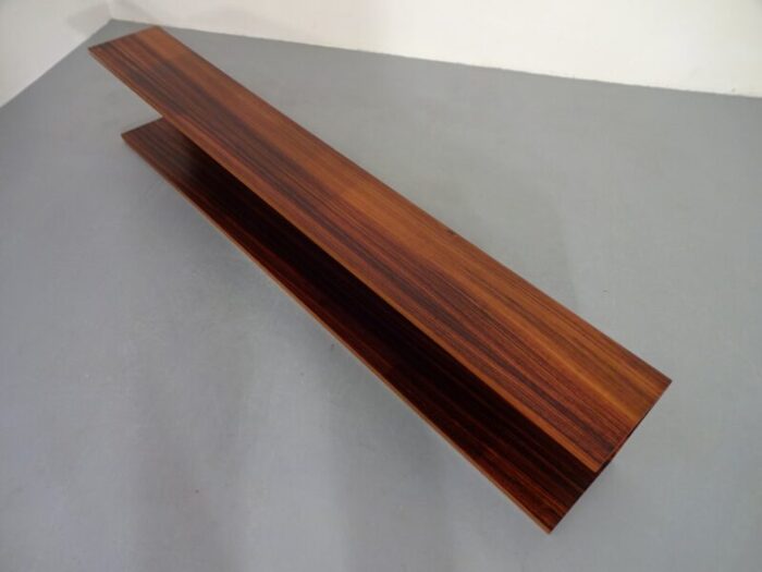 large mid century danish rosewood shelf 1960s 15