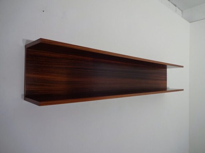 large mid century danish rosewood shelf 1960s 3