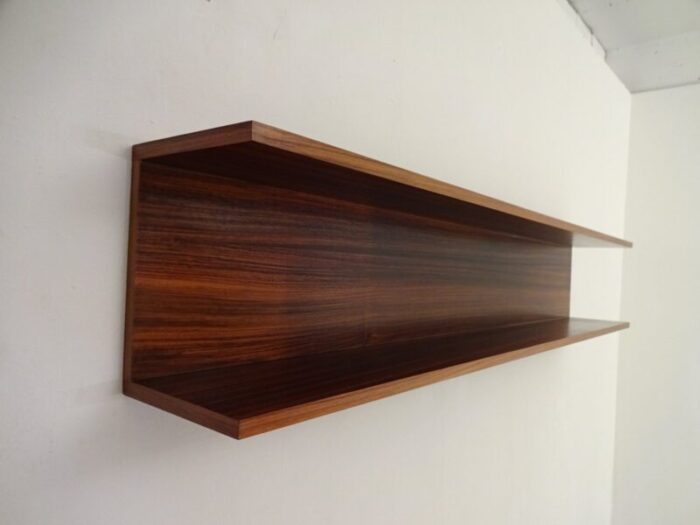 large mid century danish rosewood shelf 1960s 4