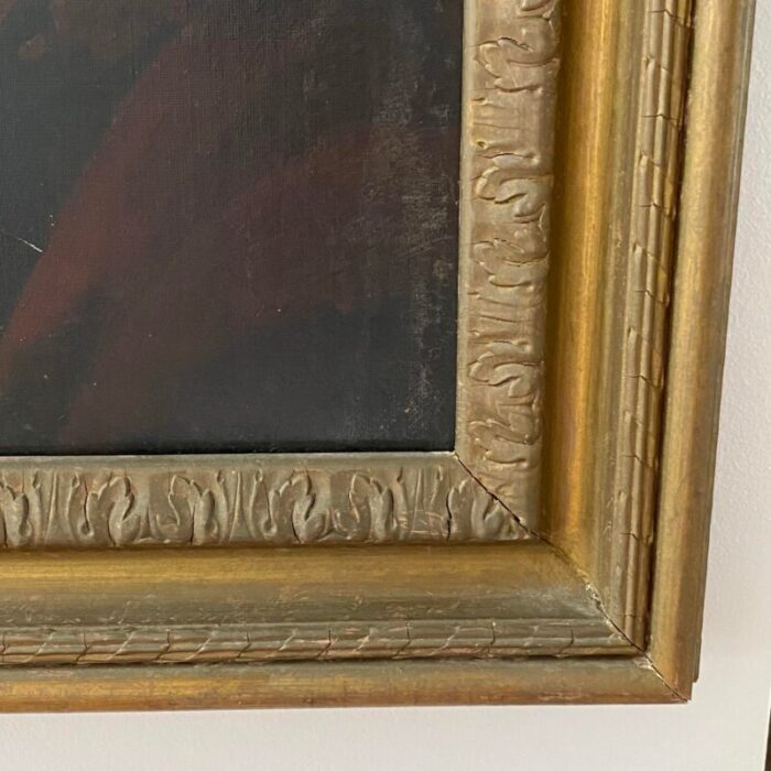 late 18th century framed oil portrait of a woman 3227