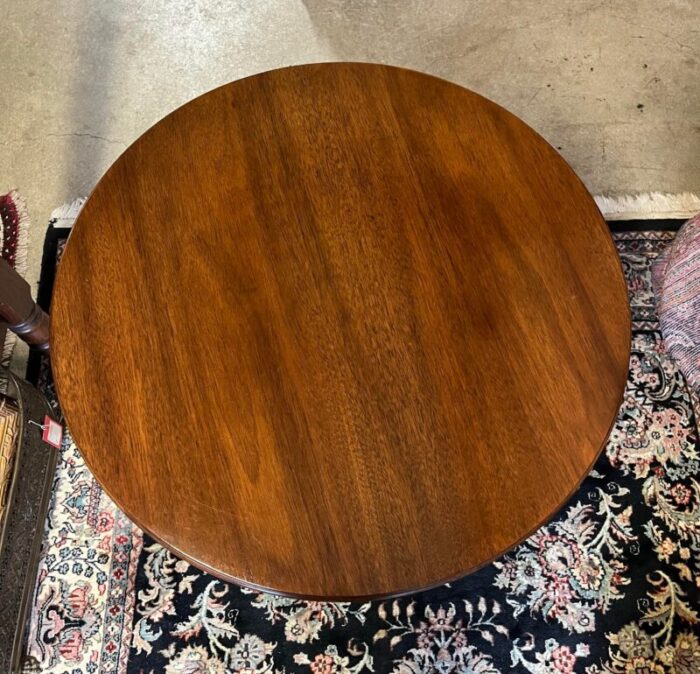 late 20th century hickory chair co tilt top table 5547