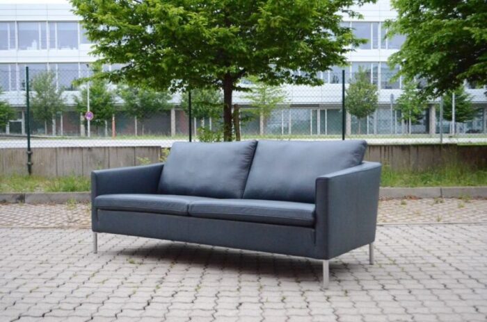 leather model eaton sofa by ed reuter for walter knoll wilhelm knoll 1990s 2