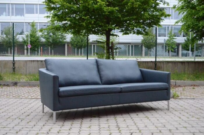 leather model eaton sofa by ed reuter for walter knoll wilhelm knoll 1990s 6