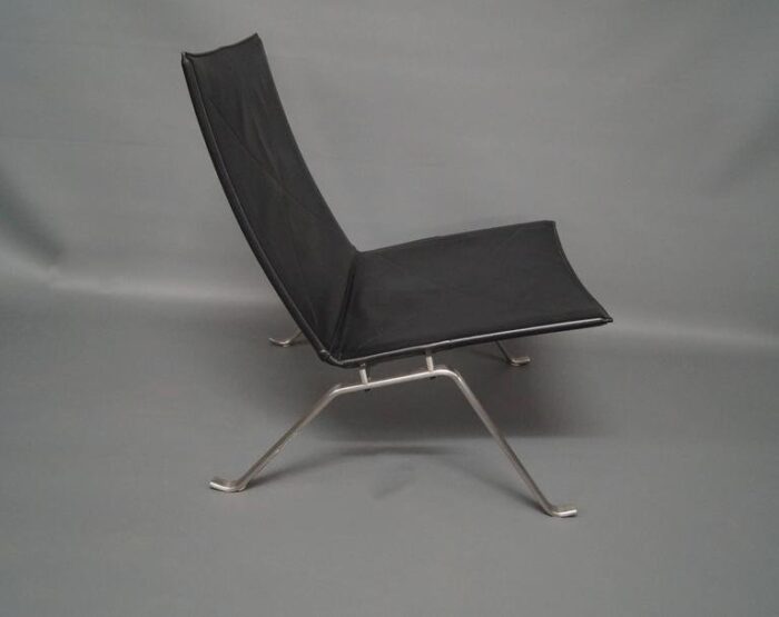 leather pk22 lounge chair by poul kjaerholm for fritz hansen 2008 2