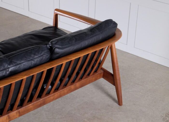 leather sofa by folke ohlsson for bodafors 1960s 5