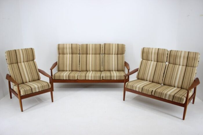 living room set by arne vodder for france son france daverkosen 1960s set of 3 1