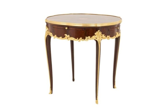 louis xv style bouillotte table in kingwood late 19th century 1