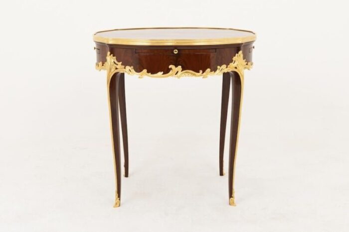 louis xv style bouillotte table in kingwood late 19th century 2