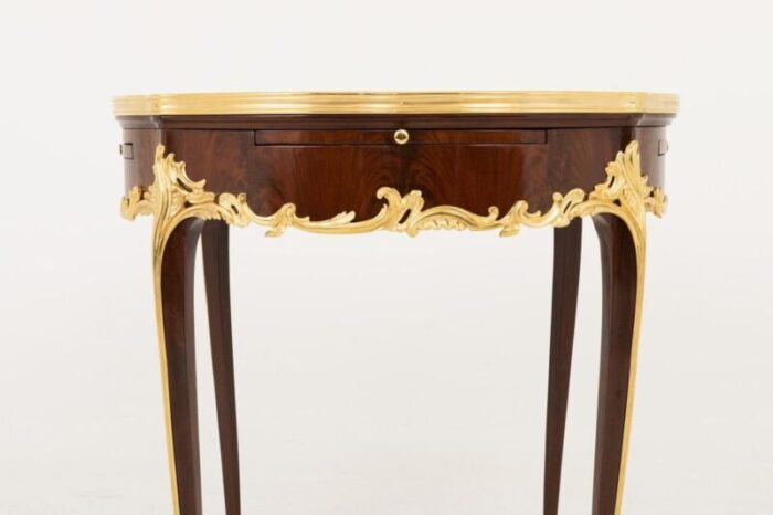 louis xv style bouillotte table in kingwood late 19th century 4