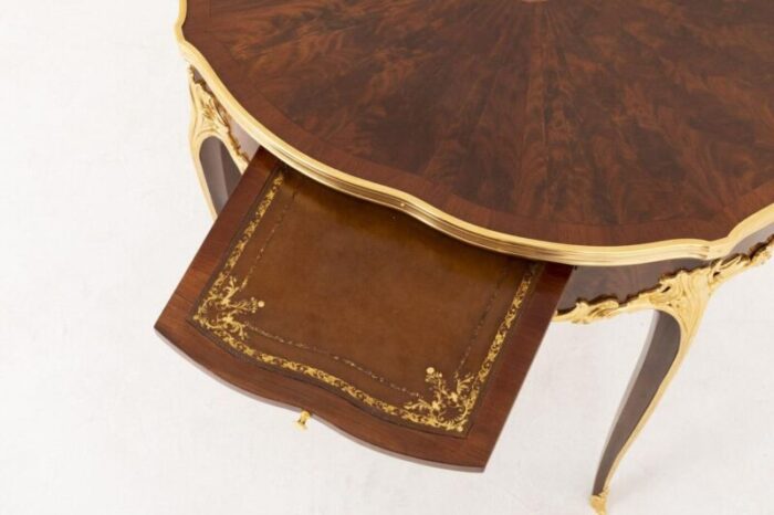 louis xv style bouillotte table in kingwood late 19th century 8