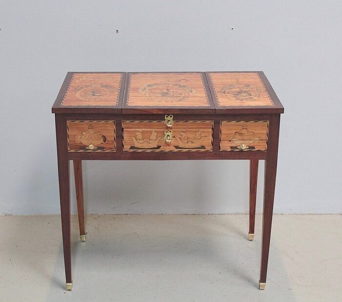 louis xvi rosewood side table 1700s 1