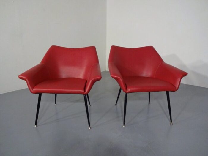 lounge chairs 1960s set of 4 1