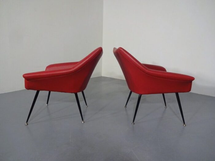 lounge chairs 1960s set of 4 15