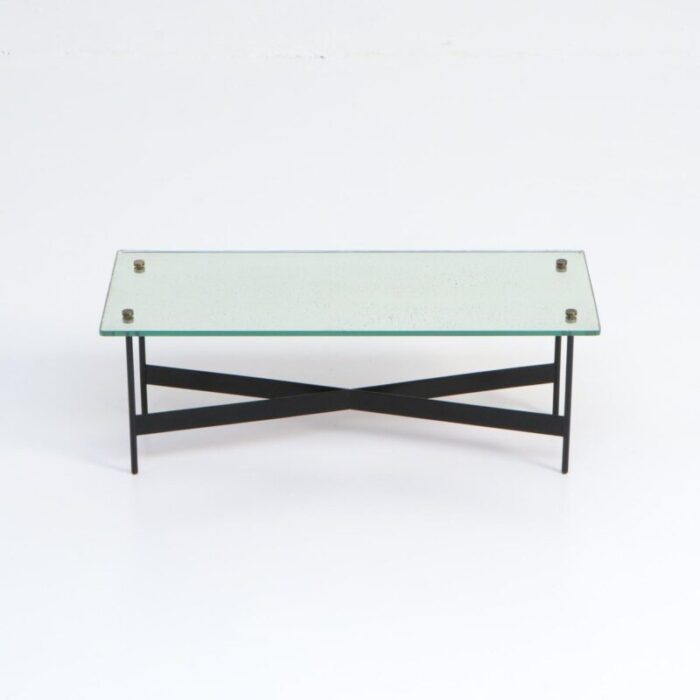 low mirror coffee table attributed to alfred hendrickx 1950s 1