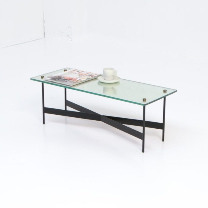 low mirror coffee table attributed to alfred hendrickx 1950s 2