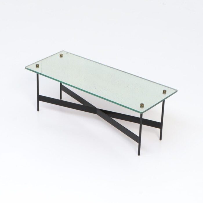 low mirror coffee table attributed to alfred hendrickx 1950s 3