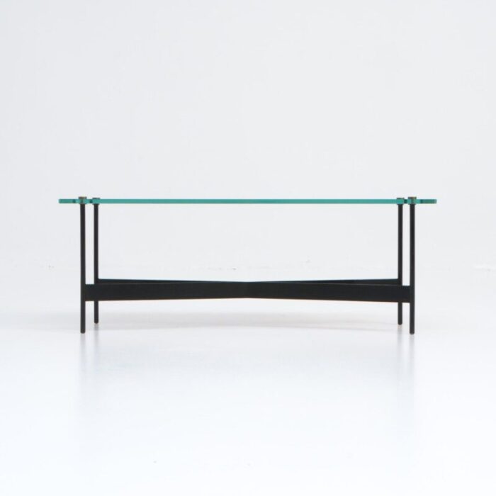 low mirror coffee table attributed to alfred hendrickx 1950s 8