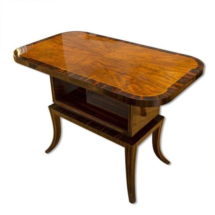 macassar ebony and walnut coffee table 1930s 10