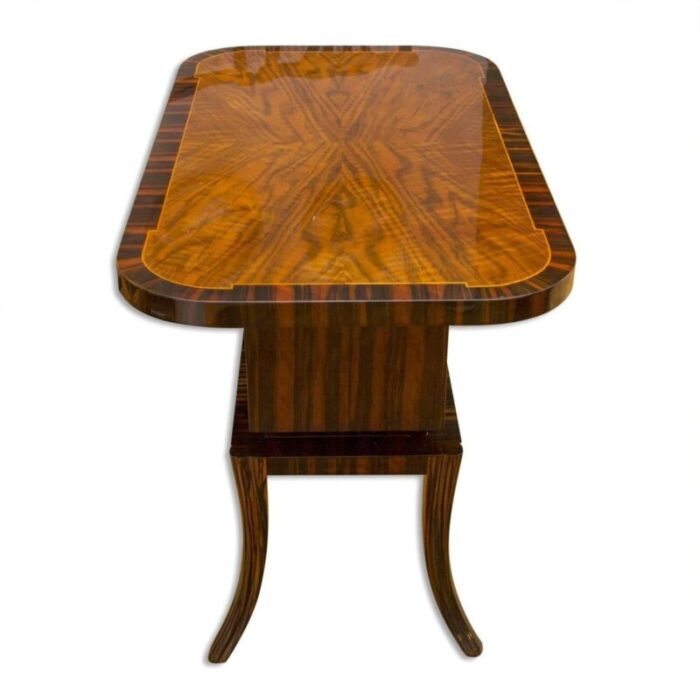 macassar ebony and walnut coffee table 1930s 7